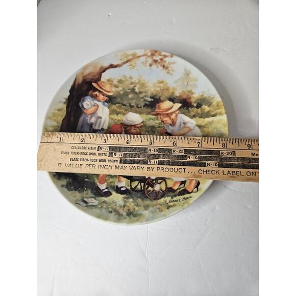 VTG Jeanne Down's Friends "A Coat of Paint"  "Office Hours" collector plates COA - Picture 8 of 8